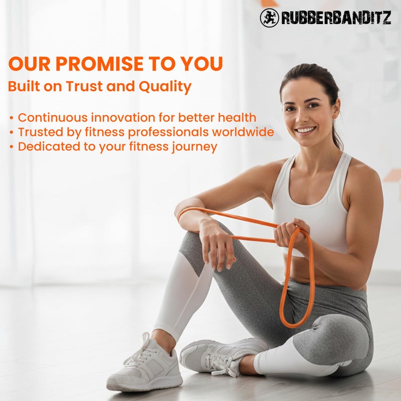 Rubberbanditz Combo Pull Up Assist Bands | Heavy Duty Resistance Exercise Bands for Powerlifting, Mobility, and Stretching | Resistance Bands for Working Out | Combo Pack of 3 - Image 5